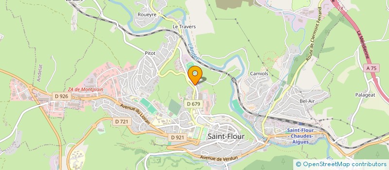 localisation de l'entreprise SCI DE LA FONTLONG à SAINT-FLOUR