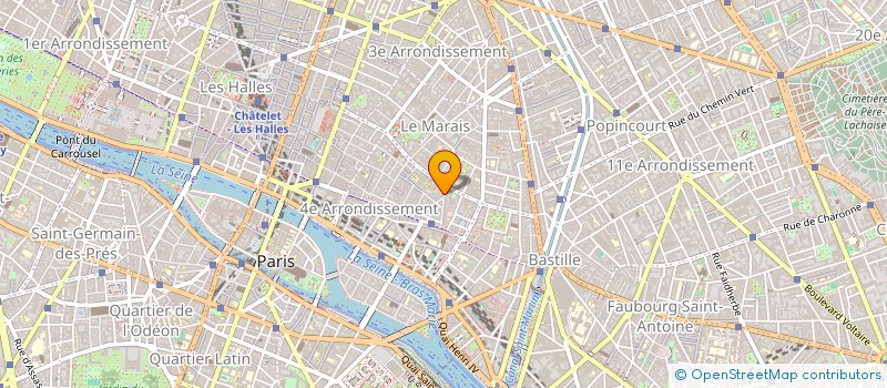 localisation de l'entreprise SCI DE LA FORCE  PARIS