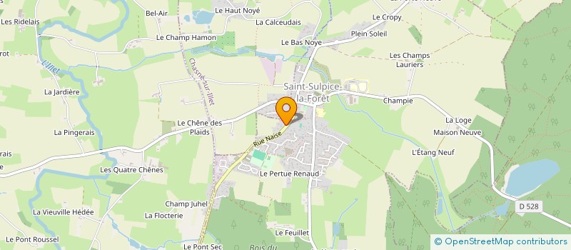 localisation de l'entreprise SCI DE LA FORET  SAINT-SULPICE-LA-FORET