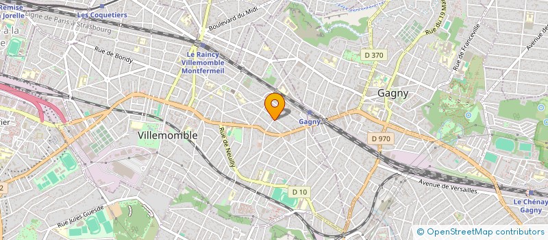 localisation de l'entreprise SCI DE LA FORET  VILLEMOMBLE