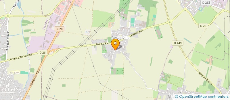 localisation de l'entreprise SCI DE LA FORET  AVRAINVILLE