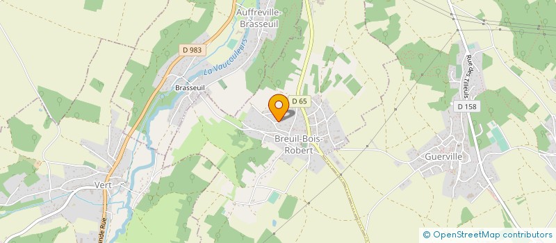 localisation de l'entreprise SCI DE LA FORET  BREUIL-BOIS-ROBERT