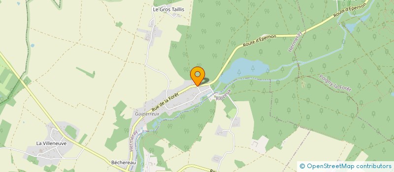 localisation de l'entreprise SCI DE LA FORET  HERMERAY