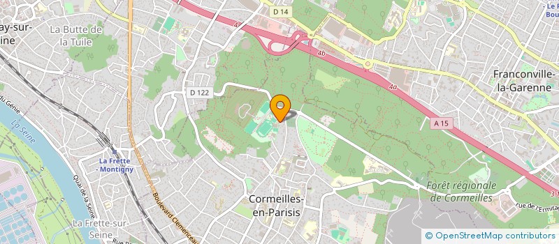 localisation de l'entreprise SCI DE LA FORET à CORMEILLES-EN-PARISIS