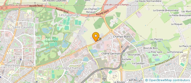 localisation de l'entreprise SCI DE LA FORET  CESSON-SEVIGNE