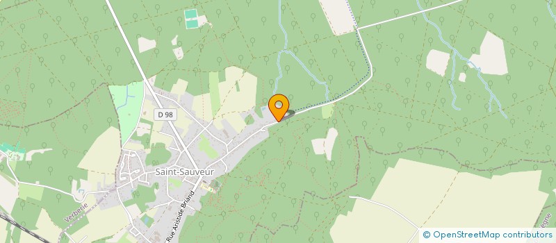 localisation de l'entreprise SCI DE LA FORET  SAINT-SAUVEUR