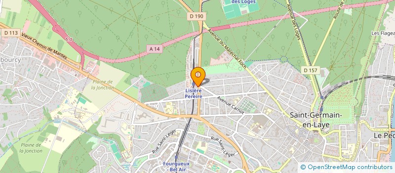 localisation de l'entreprise SCI DE LA FORET  SAINT-GERMAIN-EN-LAYE