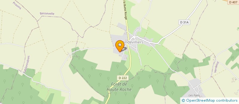 localisation de l'entreprise SCI DE LA FORET  HONDEVILLIERS