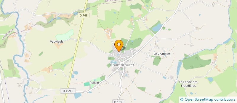 localisation de l'entreprise SCI DE LA FORET  BRESSUIRE