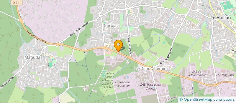 localisation de l'entreprise SCI DE LA FORET  SAINT-MEDARD-EN-JALLES