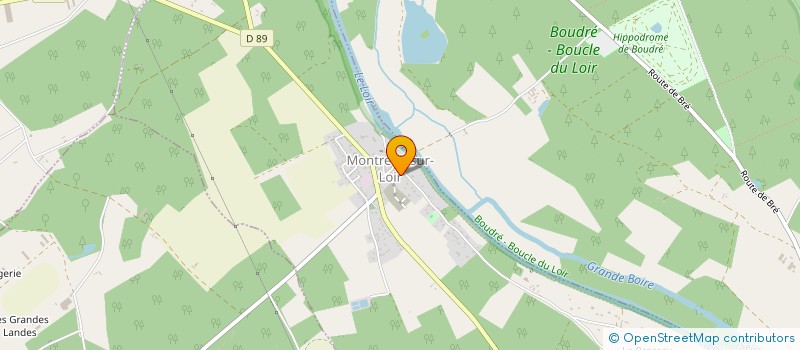 localisation de l'entreprise SCI DE LA FORET  LOIRE-AUTHION