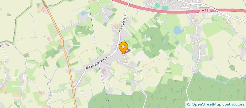 localisation de l'entreprise SCI DE LA FORET  BEUVRY-LA-FORET