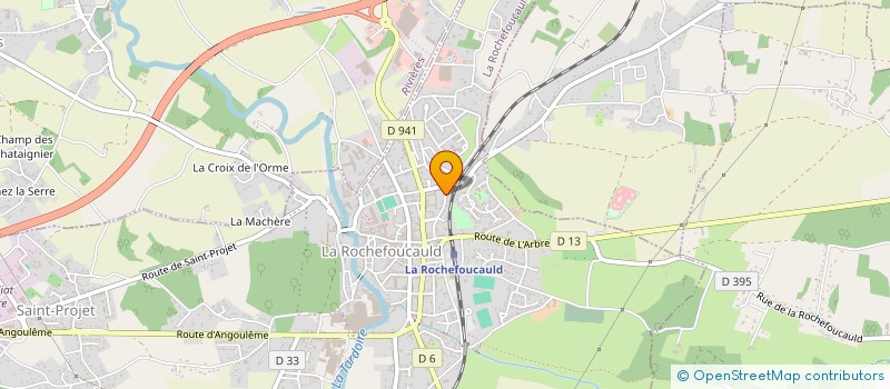 localisation de l'entreprise SCI DE LA FORET  LA ROCHEFOUCAULD-EN-ANGOUMOIS