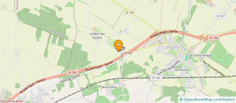 localisation de l'entreprise SCI DE LA FORET  PISANY