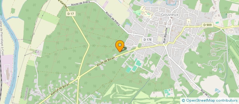 localisation de l'entreprise SCI DE LA FORET  GOUVIEUX