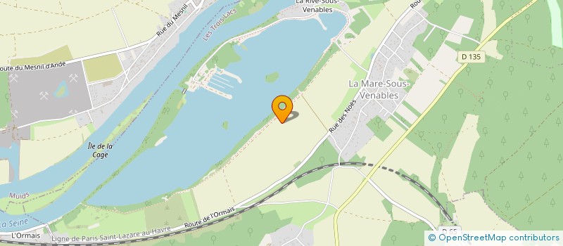 localisation de l'entreprise SCI DE LA FORET DE FONTENAY à LES TROIS LACS