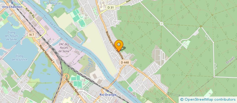 localisation de l'entreprise SCI DE LA FORET DE SENART à DRAVEIL