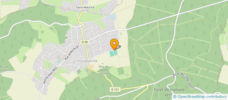 localisation de l'entreprise SCI DE LA FORET MALINE  HOUPPEVILLE