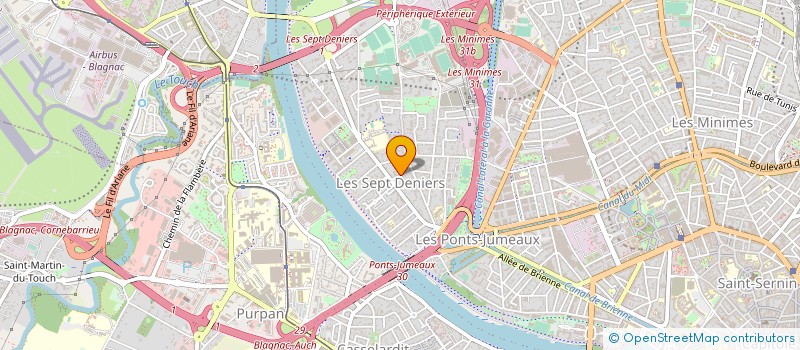 localisation de l'entreprise SCI DE LA FORET MARTIN à TOULOUSE
