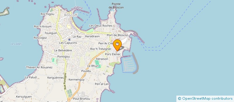 localisation de l'entreprise SCI DE LA FORGE  ROSCOFF