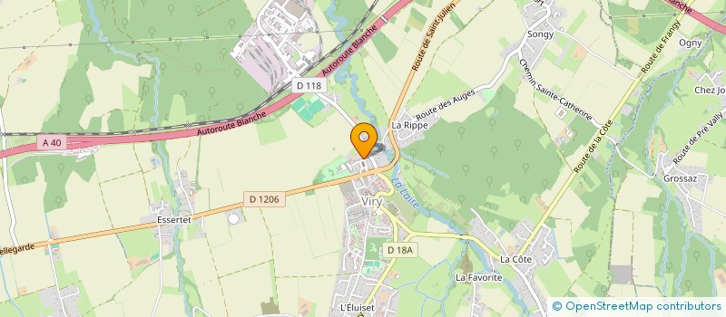 localisation de l'entreprise SCI DE LA FORGE  ECULLY