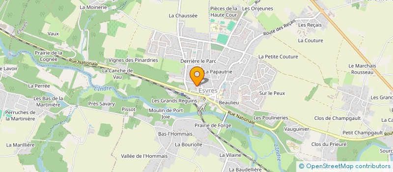 localisation de l'entreprise SCI DE LA FORGE  ESVRES