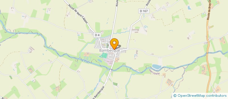 localisation de l'entreprise SCI DE LA FORGE  BAMBECQUE