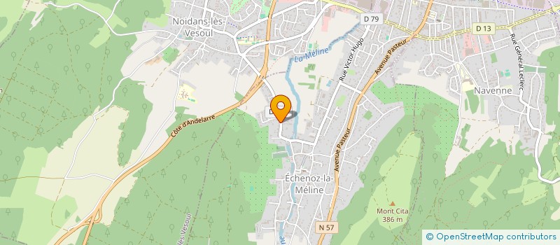 localisation de l'entreprise SCI DE LA FORGE à ECHENOZ-LA-MELINE
