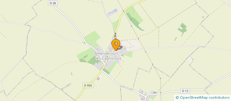 localisation de l'entreprise SCI DE LA FORGE  HENDECOURT-LES-CAGNICOURT