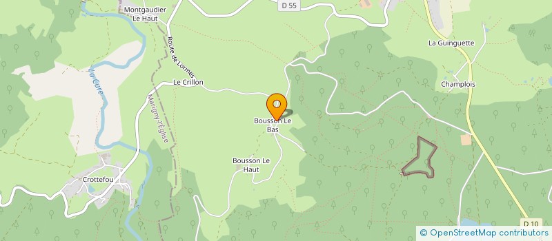 localisation de l'entreprise SCI DE LA FORGE  QUARRE-LES-TOMBES