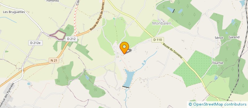 localisation de l'entreprise SCI DE LA FORGE  SAINT-ANTOINE-DE-FICALBA