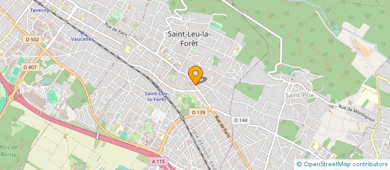 localisation de l'entreprise SCI DE LA FORGE  SAINT-LEU-LA-FORET