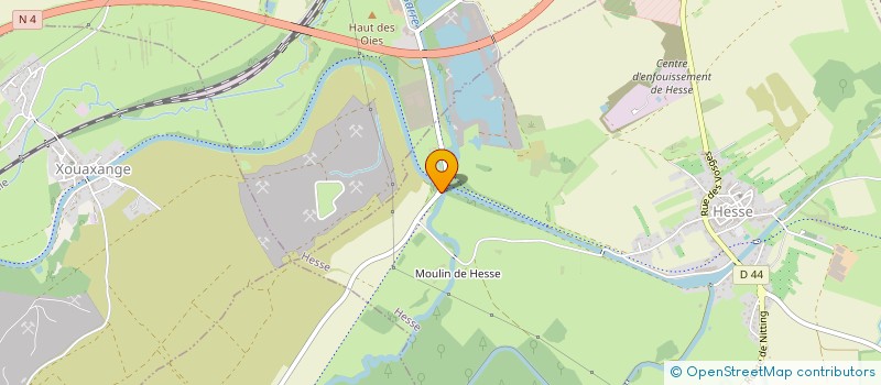 localisation de l'entreprise SCI DE LA FORGE  HESSE