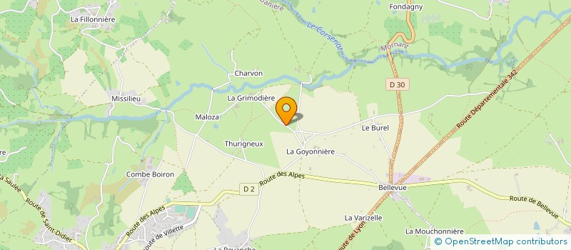 localisation de l'entreprise SCI DE LA FORGE  CHABANIERE