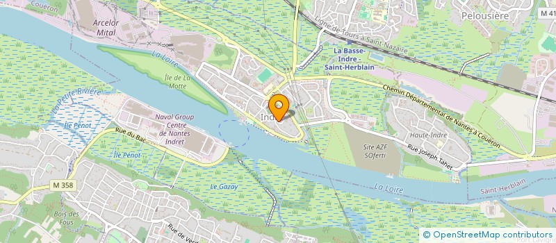 localisation de l'entreprise SCI DE LA FORGE D'OC  INDRE