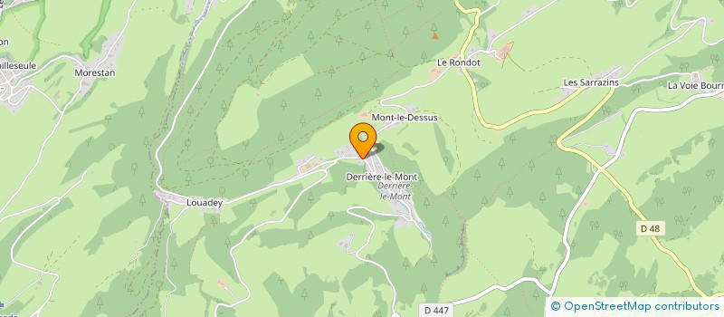 localisation de l'entreprise SCI DE LA FORGE DLM  MONTLEBON