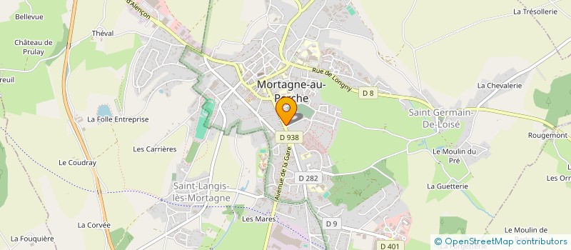 localisation de l'entreprise SCI DE LA FORGERIE à MORTAGNE-AU-PERCHE