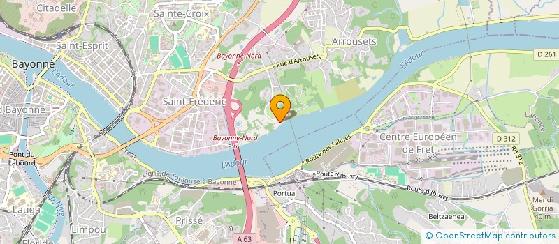 localisation de l'entreprise SCI DE LA FORTUNE à BAYONNE