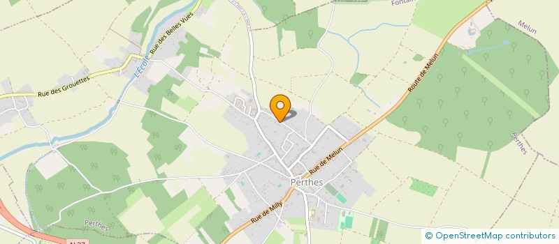 localisation de l'entreprise SCI DE LA FOSSE AUX MOINES à PERTHES