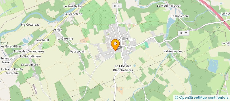 localisation de l'entreprise SCI DE LA FOSSE DES MOULINS  VALLERES