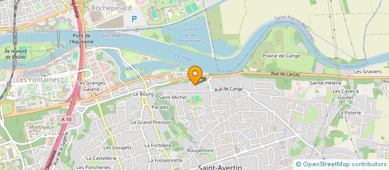 localisation de l'entreprise SCI DE LA FOSSE NOIRE  SAINT-AVERTIN