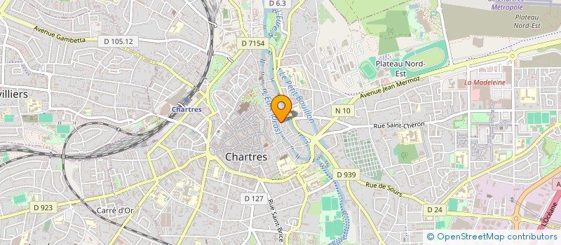 localisation de l'entreprise SCI DE LA FOULERIE à CHARTRES