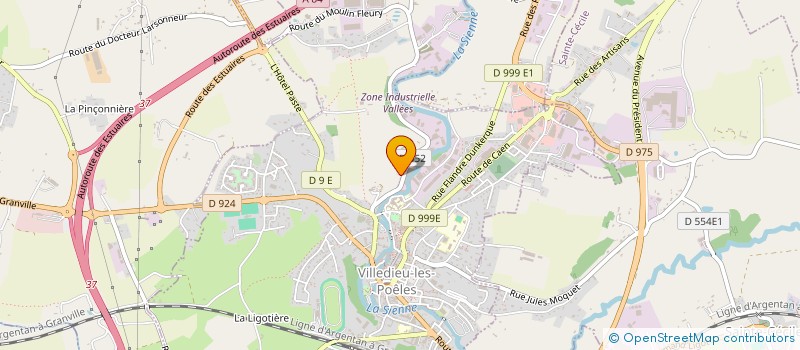 localisation de l'entreprise SCI DE LA FOULERIE  VILLEDIEU-LES-POELES-ROUFFIGNY