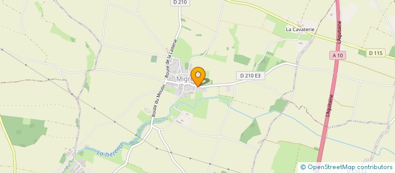 localisation de l'entreprise SCI DE LA FOURCHE A LA FOURCHETTE  MIGRE