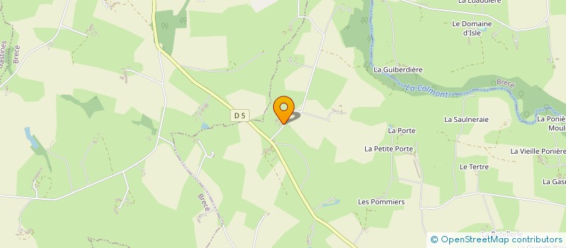 localisation de l'entreprise SCI DE LA FOURMONDIERE  CHATILLON-SUR-COLMONT