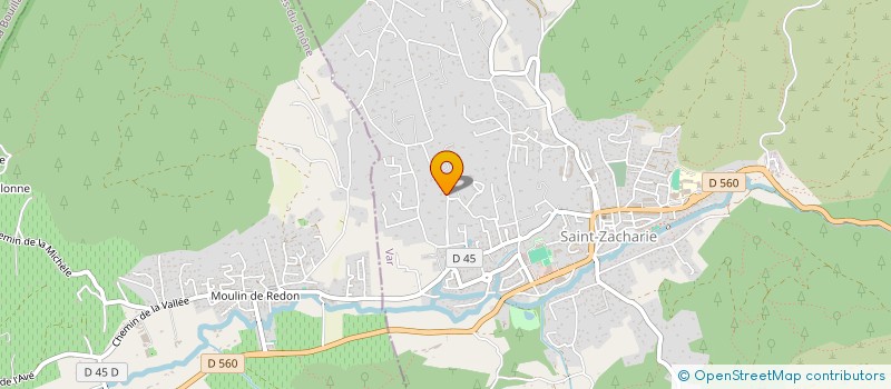 localisation de l'entreprise SCI DE LA FOUX à SAINT-ZACHARIE