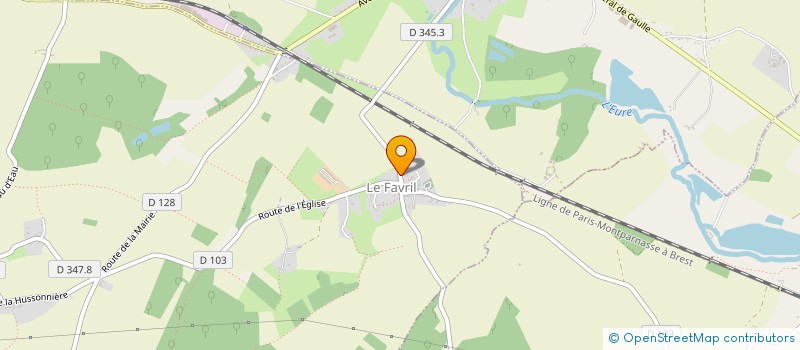 localisation de l'entreprise SCI DE LA FRAMBOISIERE à LE FAVRIL