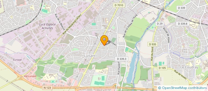 localisation de l'entreprise SCI DE LA FRATERNITE à LUISANT