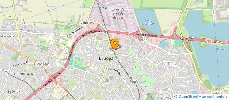 localisation de l'entreprise SCI DE LA FRATERNITE  BRUGES