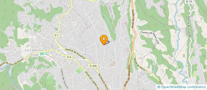 localisation de l'entreprise SCI DE LA FREMA à SAINT-PAUL-DE-VENCE